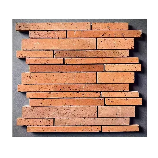 Strip Mosaic Interior Decor Heat and Cold Insulation Antigue Bricks External Walls 