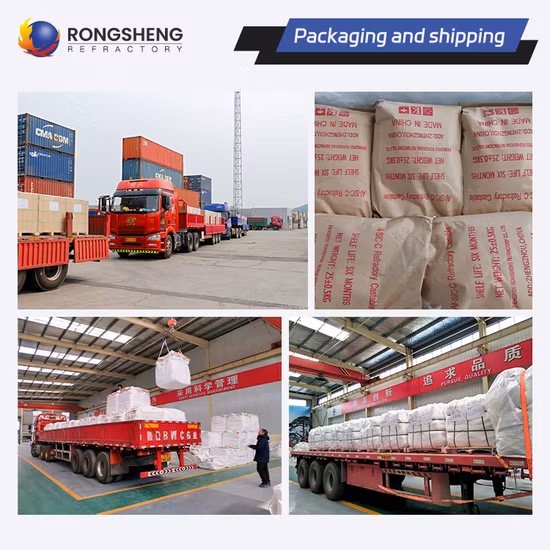 Refractory Material High Alumina Refractory Cement