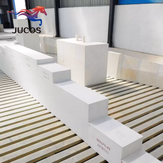 Fused Cast Azs Corundum Fire Refractory Bricks Azs33 Ws for Glass Kiln