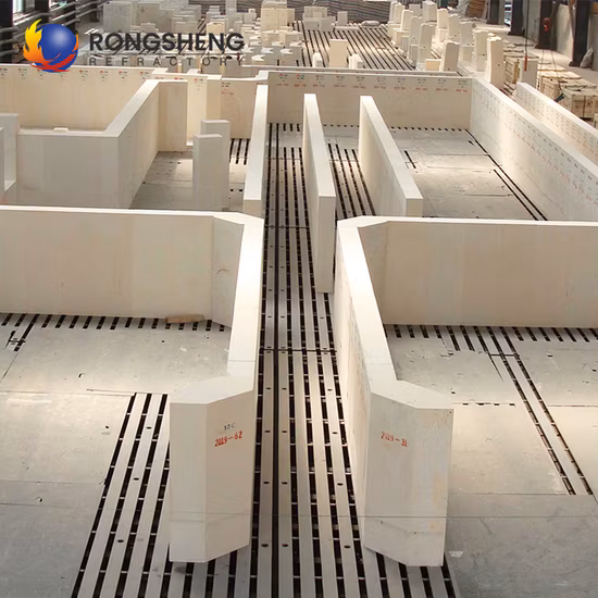 for Gasification Furnace Quality Refractory Temperature Corundum Prefabricated Brick